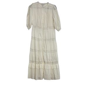 Love Shack Fancy x Target Elegant Cream Lace Dress